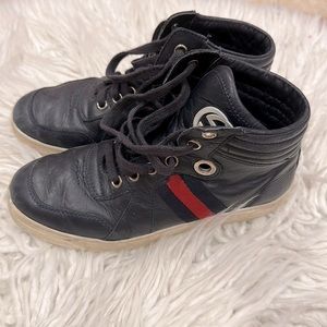 Vintage Kids Gucci High Top Sneakers